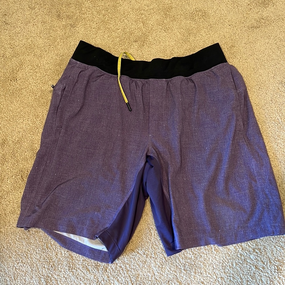 Purple lululemon shorts Sz Large
